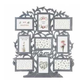 Κορνίζα Τοίχου 9 Θέσεων από Πλαστικό 53 x 2.5 x 61 cm Atmosphera 14...