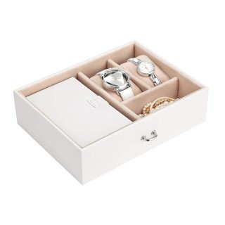 Κοσμηματοθήκη - Μπιζουτιέρα 26 x 18 x 17 cm Χρώματος Λευκό Songmics...