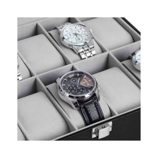 Κοσμηματοθήκη - Μπιζουτιέρα 25 x 20 x 7.5 cm Songmics JWB010BK Κοσμηματοθήκη - Μπιζουτιέρα 25 x 20 x 7.5 cm Songmics JWB010BK