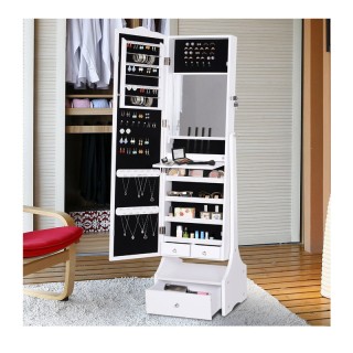Κοσμηματοθήκη Μπιζουτιέρα 45 x 36 x 150 cm με Ολόσωμο Καθρέπτη και ... Κοσμηματοθήκη Μπιζουτιέρα 45 x 36 x 150 cm με Ολόσωμο Καθρέπτη και ...