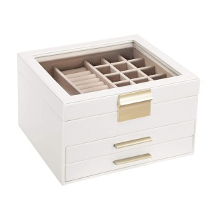 Κοσμηματοθήκη - Μπιζουτιέρα με 2 Συρτάρια 23.1 x 20.3 x 13.5 cm Χρώ... Κοσμηματοθήκη - Μπιζουτιέρα με 2 Συρτάρια 23.1 x 20.3 x 13.5 cm Χρώ...