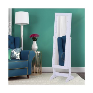 Κοσμηματοθήκη Μπιζουτιέρα με Ολόσωμο Καθρέφτη και LED Φωτισμό 40 x ... Κοσμηματοθήκη Μπιζουτιέρα με Ολόσωμο Καθρέφτη και LED Φωτισμό 40 x ...