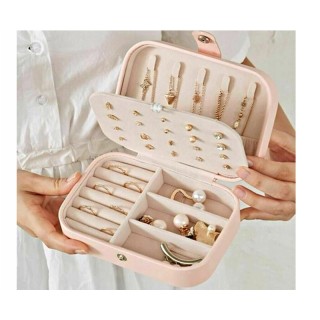 Κοσμηματοθήκη - Μπιζουτιέρα 16 x 12 x 5.5 cm Χρώματος Ροζ Verk Grou...