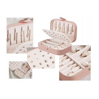 Κοσμηματοθήκη - Μπιζουτιέρα 16 x 12 x 5.5 cm Χρώματος Ροζ Verk Grou... Κοσμηματοθήκη - Μπιζουτιέρα 16 x 12 x 5.5 cm Χρώματος Ροζ Verk Grou...