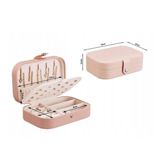 Κοσμηματοθήκη - Μπιζουτιέρα 16 x 12 x 5.5 cm Χρώματος Ροζ Verk Grou... Κοσμηματοθήκη - Μπιζουτιέρα 16 x 12 x 5.5 cm Χρώματος Ροζ Verk Grou...
