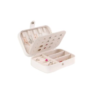 Κοσμηματοθήκη - Μπιζουτιέρα 16 x 12 x 5.5 cm Χρώματος Λευκό Verk Gr... Κοσμηματοθήκη - Μπιζουτιέρα 16 x 12 x 5.5 cm Χρώματος Λευκό Verk Gr...