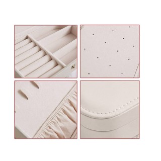 Κοσμηματοθήκη - Μπιζουτιέρα 16 x 12 x 5.5 cm Χρώματος Λευκό Verk Gr... Κοσμηματοθήκη - Μπιζουτιέρα 16 x 12 x 5.5 cm Χρώματος Λευκό Verk Gr...