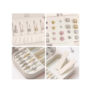 Κοσμηματοθήκη - Μπιζουτιέρα 16 x 12 x 5.5 cm Χρώματος Λευκό Verk Gr... Κοσμηματοθήκη - Μπιζουτιέρα 16 x 12 x 5.5 cm Χρώματος Λευκό Verk Gr...