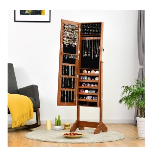 Κοσμηματοθήκη - Μπιζουτιέρα με Καθρέπτη 40 x 38 x 155 cm Costway HW... Κοσμηματοθήκη - Μπιζουτιέρα με Καθρέπτη 40 x 38 x 155 cm Costway HW...