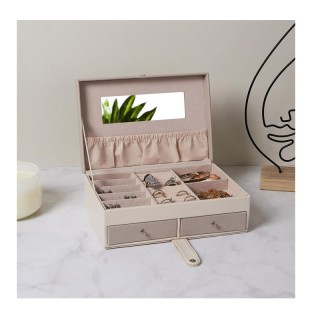 Κοσμηματοθήκη - Μπιζουτιέρα 25 x 17 x 9.5 cm Home Deco Factory HD0043