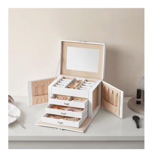 Κοσμηματοθήκη - Μπιζουτιέρα με 3 Συρτάρια 17.5 x 22.5 x 16.5 cm Χρώ... Κοσμηματοθήκη - Μπιζουτιέρα με 3 Συρτάρια 17.5 x 22.5 x 16.5 cm Χρώ...