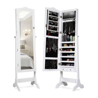 Κοσμηματοθήκη Μπιζουτιέρα με Ολόσωμο Καθρέπτη και Φωτισμό LED 41.5 ... Κοσμηματοθήκη Μπιζουτιέρα με Ολόσωμο Καθρέπτη και Φωτισμό LED 41.5 ...