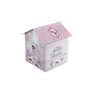 Κοσμηματοθήκη Μπιζουτιέρα Μπαλαρίνα με Μουσική 14.3 x 14.2 x 16 cm ... Κοσμηματοθήκη Μπιζουτιέρα Μπαλαρίνα με Μουσική 14.3 x 14.2 x 16 cm ...