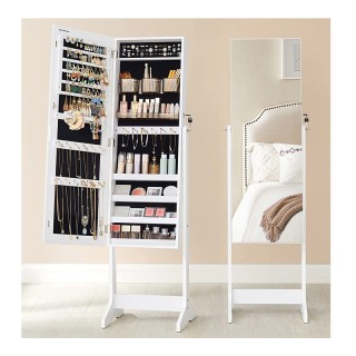 Κοσμηματοθήκη Μπιζουτιέρα με Ολόσωμο Καθρέπτη 41.2 x 36.5 x 152 cm ...