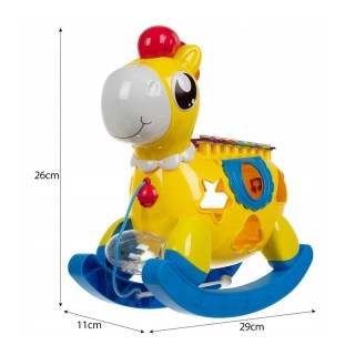 Κουνιστό Αλογάκι - Παιχνίδι με Φώτα και Ήχους 8 σε 1 29 x 11 x 26 c... Κουνιστό Αλογάκι - Παιχνίδι με Φώτα και Ήχους 8 σε 1 29 x 11 x 26 c...