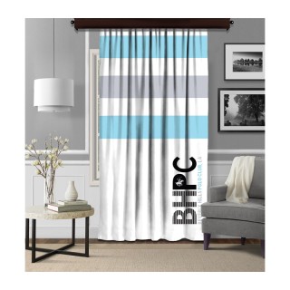 Κουρτίνα με Τρουκς 140 x 260 cm Χρώματος Λευκό Beverly Hills Polo C... Κουρτίνα με Τρουκς 140 x 260 cm Χρώματος Λευκό Beverly Hills Polo C...