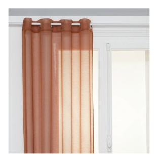 Κουρτίνα με Τρουκς 135 x 240 cm Terracotta Moly Atmosphera 146280G Κουρτίνα με Τρουκς 135 x 240 cm Terracotta Moly Atmosphera 146280G