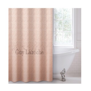 Κουρτίνα Μπάνιου με Τρουκς 180 x 190 cm Pandora Old Pink Guy Laroch... Κουρτίνα Μπάνιου με Τρουκς 180 x 190 cm Pandora Old Pink Guy Laroch...