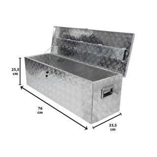 Κουτί Αποθήκευσης Αλουμινίου 76 x 33.5 x 25.5 cm Grafner 20490