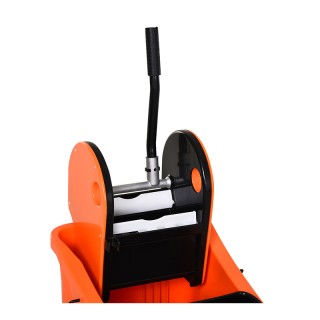 Κουβάς Σφουγγαρίσματος με Ρόδες και Πρέσα Σφουγγαρίστρας 36 Lt HOMC... Κουβάς Σφουγγαρίσματος με Ρόδες και Πρέσα Σφουγγαρίστρας 36 Lt HOMC...