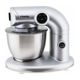 Κουζινομηχανή 1000 W Χρώματος Ασημί H.Koenig KM80 KM80-Silver Κουζινομηχανή 1000 W Χρώματος Ασημί H.Koenig KM80 KM80-Silver