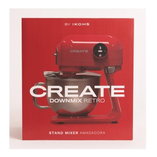 Κουζινομηχανή 1200 W Χρώματος Κόκκινο DOWNMIX Retro CREATE IKOHS 84... Κουζινομηχανή 1200 W Χρώματος Κόκκινο DOWNMIX Retro CREATE IKOHS 84...