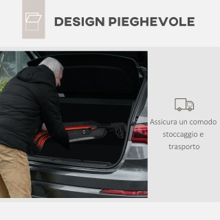 Ρολό ρυθμιζόμενου ύψους HOMCOM με 3 ρόδες και θήκη αποθήκευσης, σε ... Ρολό ρυθμιζόμενου ύψους HOMCOM με 3 ρόδες και θήκη αποθήκευσης, σε ...