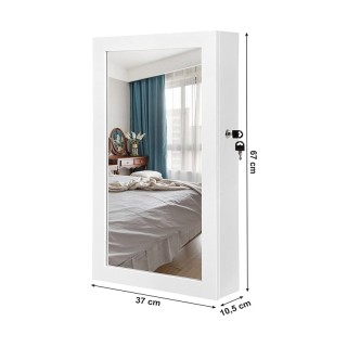 Κρεμαστή Κοσμηματοθήκη Μπιζουτιέρα με Καθρέπτη 67 x 37 x 10.5 cm So... Κρεμαστή Κοσμηματοθήκη Μπιζουτιέρα με Καθρέπτη 67 x 37 x 10.5 cm So...