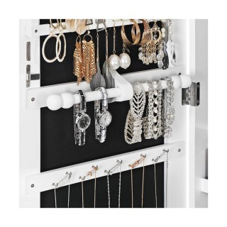 Κρεμαστή Κοσμηματοθήκη Μπιζουτιέρα με Καθρέπτη και Φωτισμό LED 36.8...
