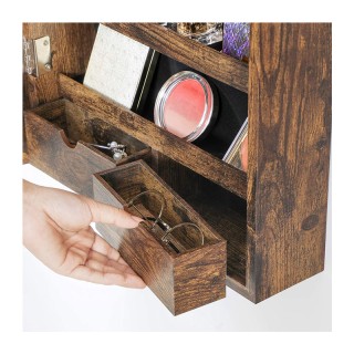 Κρεμαστή Κοσμηματοθήκη Μπιζουτιέρα με Καθρέπτη και Φωτισμό LED 37 x... Κρεμαστή Κοσμηματοθήκη Μπιζουτιέρα με Καθρέπτη και Φωτισμό LED 37 x...