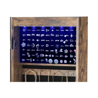 Κρεμαστή Κοσμηματοθήκη Μπιζουτιέρα με Καθρέπτη και Φωτισμό LED 37 x... Κρεμαστή Κοσμηματοθήκη Μπιζουτιέρα με Καθρέπτη και Φωτισμό LED 37 x...