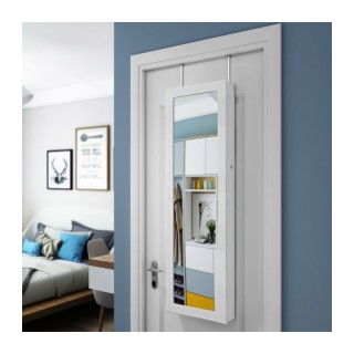 Κρεμαστή Κοσμηματοθήκη Μπιζουτιέρα με Καθρέπτη και Φωτισμό LED 37 x...