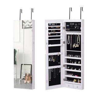 Κρεμαστή Κοσμηματοθήκη Μπιζουτιέρα με Ολόσωμο Καθρέπτη και LED Φωτι... Κρεμαστή Κοσμηματοθήκη Μπιζουτιέρα με Ολόσωμο Καθρέπτη και LED Φωτι...