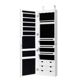 Κρεμαστή Κοσμηματοθήκη - Μπιζουτιέρα με Ολόσωμο Καθρέπτη και Φωτισμ... Κρεμαστή Κοσμηματοθήκη - Μπιζουτιέρα με Ολόσωμο Καθρέπτη και Φωτισμ...