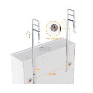 Κρεμαστή Κοσμηματοθήκη - Μπιζουτιέρα με Ολόσωμο Καθρέπτη και Φωτισμ... Κρεμαστή Κοσμηματοθήκη - Μπιζουτιέρα με Ολόσωμο Καθρέπτη και Φωτισμ...