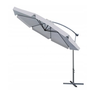 Κρεμαστή Ομπρέλα 3.0 m Χρώματος Γκρι Malatec 12165
