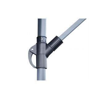 Κρεμαστή Ομπρέλα 3.0 m Χρώματος Γκρι Malatec 12165