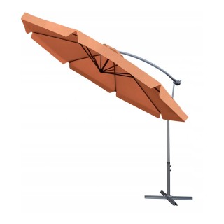 Κρεμαστή Ομπρέλα 3.0 m Χρώματος Πορτοκαλί Malatec 12166