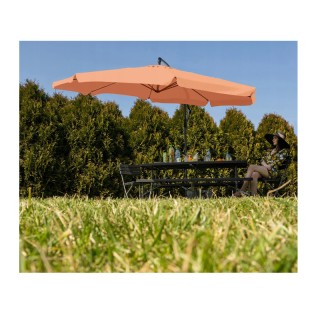 Κρεμαστή Ομπρέλα 3.0 m Χρώματος Πορτοκαλί Malatec 12166