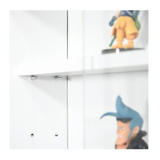 Κρεμαστή Ξύλινη Βιτρίνα με 5 Ρυθμιζόμενα Ράφια 80 x 9.5 x 60 cm Χρώ...