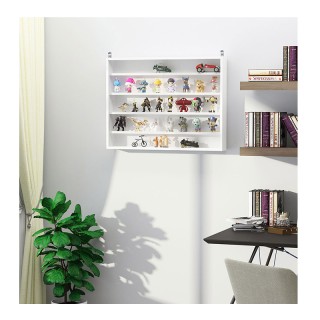 Κρεμαστή Ξύλινη Βιτρίνα με 5 Ρυθμιζόμενα Ράφια 80 x 9.5 x 60 cm Χρώ... Κρεμαστή Ξύλινη Βιτρίνα με 5 Ρυθμιζόμενα Ράφια 80 x 9.5 x 60 cm Χρώ...