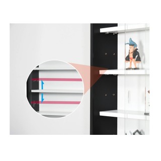 Κρεμαστή Ξύλινη Βιτρίνα με 5 Ρυθμιζόμενα Ράφια 80 x 9.5 x 60 cm Χρώ... Κρεμαστή Ξύλινη Βιτρίνα με 5 Ρυθμιζόμενα Ράφια 80 x 9.5 x 60 cm Χρώ...