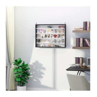 Κρεμαστή Ξύλινη Βιτρίνα με 5 Ρυθμιζόμενα Ράφια 80 x 9.5 x 60 cm Χρώ... Κρεμαστή Ξύλινη Βιτρίνα με 5 Ρυθμιζόμενα Ράφια 80 x 9.5 x 60 cm Χρώ...