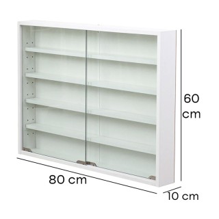 Κρεμαστή Ξύλινη Βιτρίνα με Τζάμι 80 x 10 x 60 cm Shally Dogan 02814867 Κρεμαστή Ξύλινη Βιτρίνα με Τζάμι 80 x 10 x 60 cm Shally Dogan 02814867