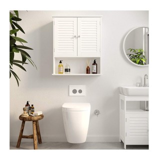 Κρεμαστό Ντουλάπι Μπάνιου 60 x 20 x 70 cm VASAGLE BBC27WT Κρεμαστό Ντουλάπι Μπάνιου 60 x 20 x 70 cm VASAGLE BBC27WT