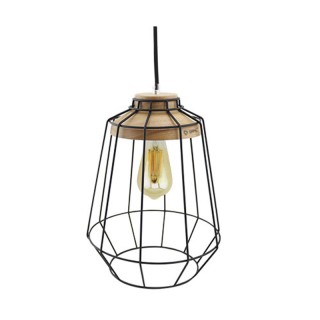 Κρεμαστό Μεταλλικό Μονόφωτο Φωτιστικό Οροφής E27 60 W Cage GSC 0007... Κρεμαστό Μεταλλικό Μονόφωτο Φωτιστικό Οροφής E27 60 W Cage GSC 0007...