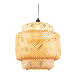 Κρεμαστό Μονόφωτο Φωτιστικό από Μπαμπού Ε27 40 W 40 x 40 x 43 cm Co... Κρεμαστό Μονόφωτο Φωτιστικό από Μπαμπού Ε27 40 W 40 x 40 x 43 cm Co...