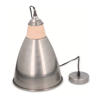 Κρεμαστό Μονόφωτο Φωτιστικό Οροφής από Ξύλο και Μέταλλο E27 25 W Gr... Κρεμαστό Μονόφωτο Φωτιστικό Οροφής από Ξύλο και Μέταλλο E27 25 W Gr...