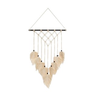 Κρεμαστό Ξύλινο Διακοσμητικό Macrame με Φτερά Σαφάρι 45 x 1.5 x 68 ... Κρεμαστό Ξύλινο Διακοσμητικό Macrame με Φτερά Σαφάρι 45 x 1.5 x 68 ...