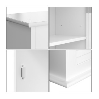 Κρεμαστό Ξύλινο Ντουλάπι Μπάνιου 40 x 16 x 60 cm Bakaji 02814579